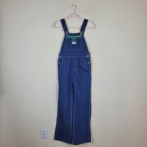 Liberty Overalls Youth 18R Blue Denim Bib Workwear Utility Pockets 11906DB9
